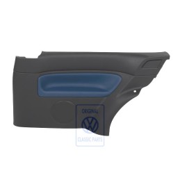 VW Original Revetement Lateral (Cuir) Noir/Bleu Jazz - 1J3867044CBHSE