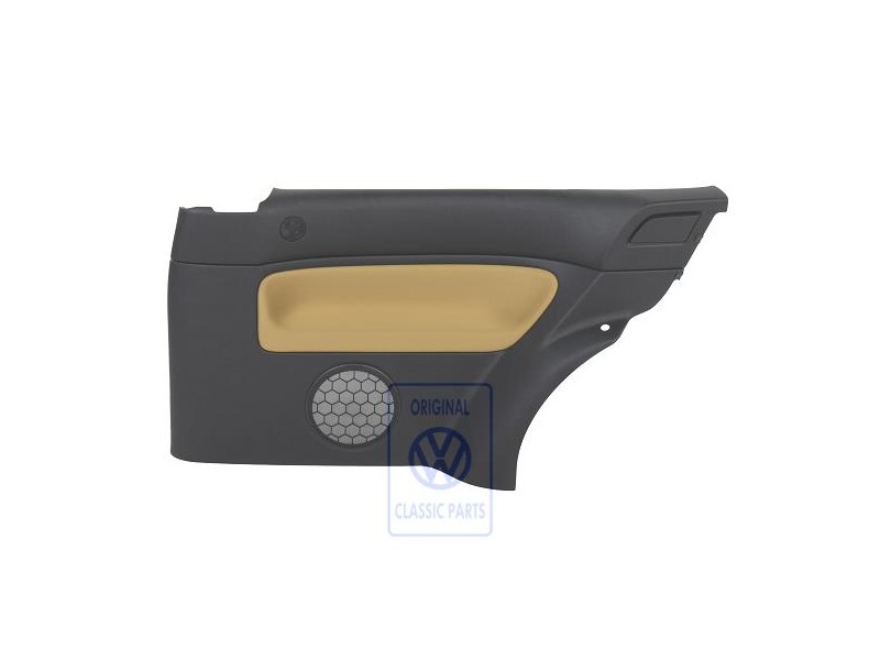 VW Original Revetement Lateral (Tissu) Noir/Jaune - 1J3867044CGGRE