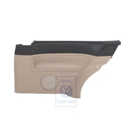 VW Original Revetement Lateral (Tissu) Noir/Beige Clair - 1J3867044CJFWW