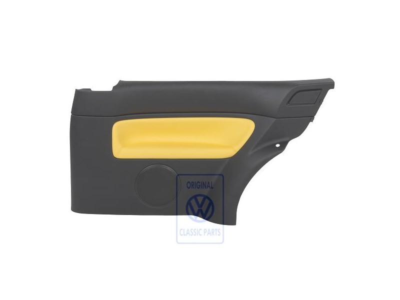 VW Original Revetement Lateral (Cuir) Noir/Bleu Jazz - 1J3867044CMHSE
