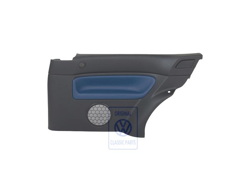 VW Original Revetement Lateral (Cuir) Noir/Bleu Jazz - 1J3867044CNHSE