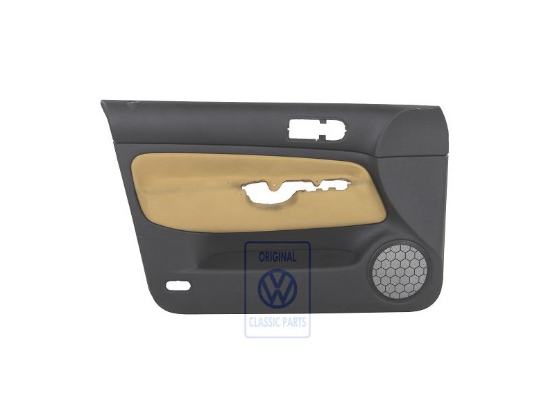 VW Original Garniture De Porte (Tissu) Noir/Jaune - 1J4867011CKGRE