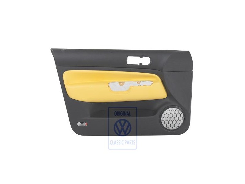 VW Original Revetement De Porte (Cuir) Jaune - 1J4867011FDHUV