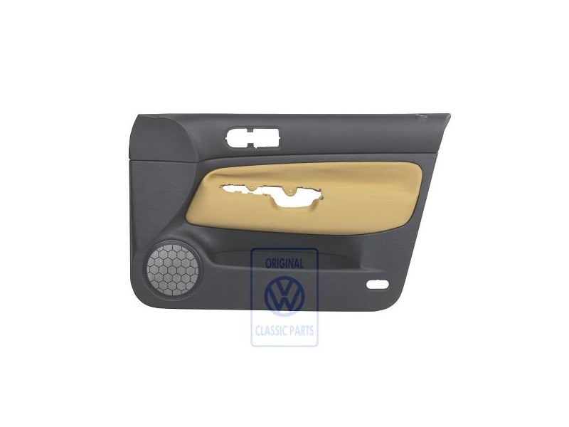 VW Original Garniture De Porte (Tissu) Noir/Jaune - 1J4867012CKGRE