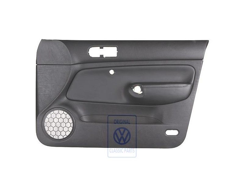 VW Original Revetement De Porte Cuir Noir/Noir - 1J4867012DCGEN