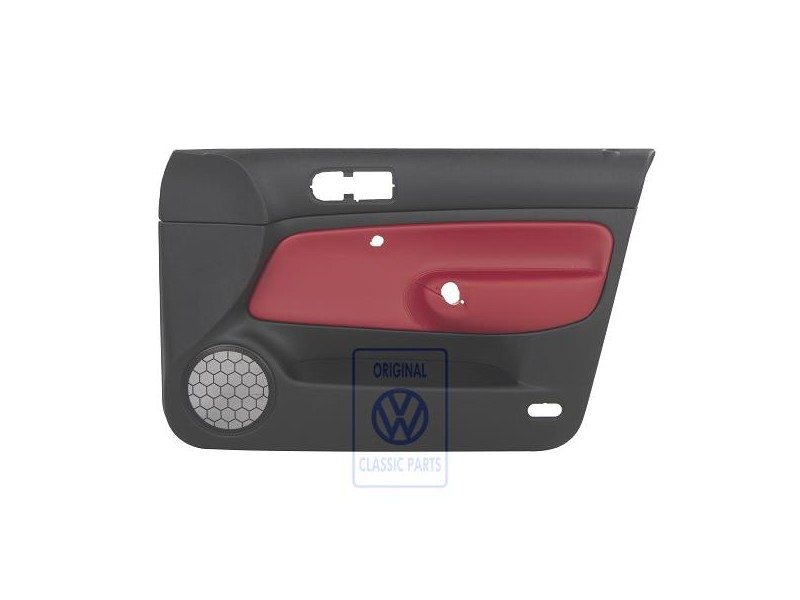 VW Original Revetement De Porte (Cuir) Rouge - 1J4867012EKLLD