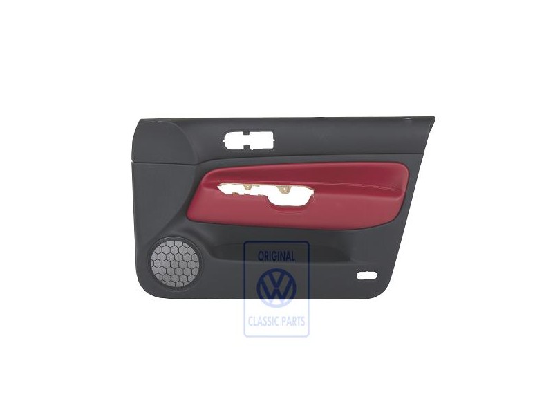 VW Original Revetement De Porte (Cuir) Rouge - 1J4867012ELLLD