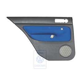 VW Original Garniture De Porte (Tissu) Noir/Bleu - 1J6867211ADHYX