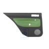 VW Original Revetement De Porte (Cuir) Noir/Vert Cosmic - 1J6867211AHGED