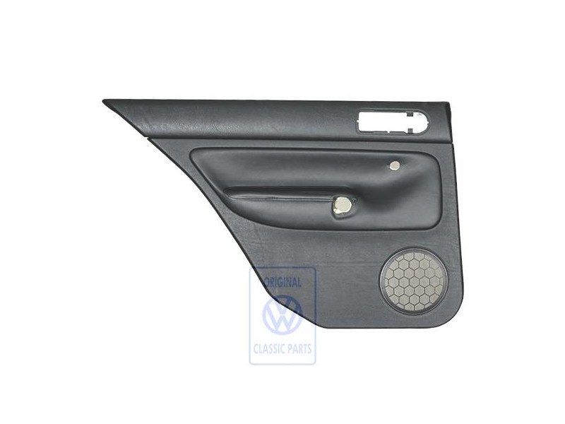 VW Original Revetement De Porte (Cuir) Noir/Noir - 1J6867211AHGEN
