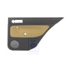 VW Original Garniture De Porte (Tissu) Noir/Jaune - 1J6867212ADGRE