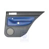 VW Original Revetement De Porte (Cuir) Noir/Orbitblue - 1J6867212AHGEC