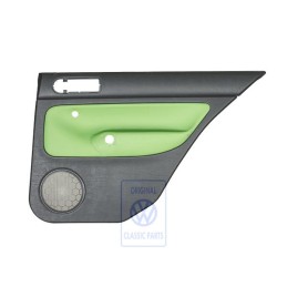 VW Original Revetement De Porte (Cuir) Noir/Vert Cosmic - 1J6867212ATGED