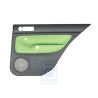 VW Original Revetement De Porte (Cuir) Noir/Vert Cosmic - 1J6867212ATGED