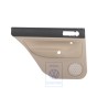 VW Original Revetement De Porte (Cuir) Noir/Beige Clair - 1J9867211AAFWZ
