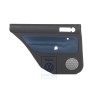 VW Original Revetement De Porte (Cuir) Noir/Orbitblue - 1J9867211AAGEC