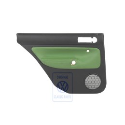 VW Original Revetement De Porte (Cuir) Noir/Vert Cosmic - 1J9867211AAGED