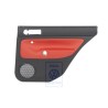 VW Original Revetement De Porte (Cuir) Noir/Orange Tropic - 1J9867212AAGEB