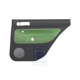 VW Original Revetement De Porte (Cuir) Noir/Vert Cosmic - 1J9867212AAGED