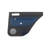 VW Original Revetement De Porte (Cuir) Noir/Orbitblue - 1J9867212ALGEC