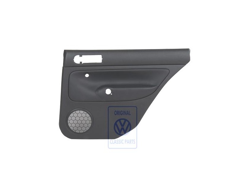 VW Original Revetement De Porte (Cuir) Noir/Noir - 1J9867212ALGEN