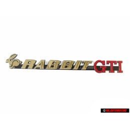 VW Classic Parts Embleme Monogramme Logo Noir Satin/Chrome - 171853687AL GX2