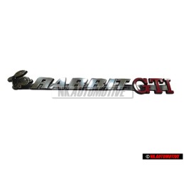 VW Classic Parts Embleme Monogramme Logo Noir Satin/Chrome - 171853687AL GX2