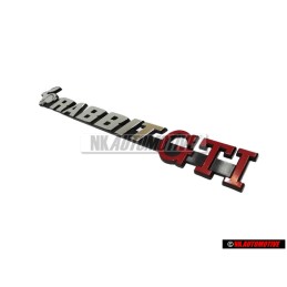 VW Classic Parts Embleme Monogramme Logo Noir Satin/Chrome - 171853687AL GX2