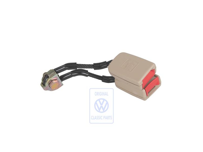VW Original Attache Double Beige Clair/Rouge Feu - 1J0857488B FCR