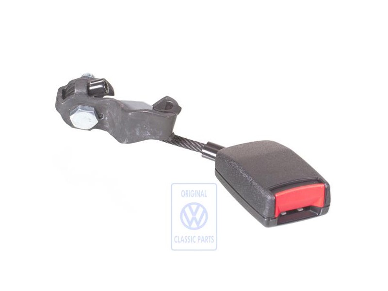 VW Original Boitier De Verrouillage Noir Satin/Rouge Feu - 1J0857495B FCN