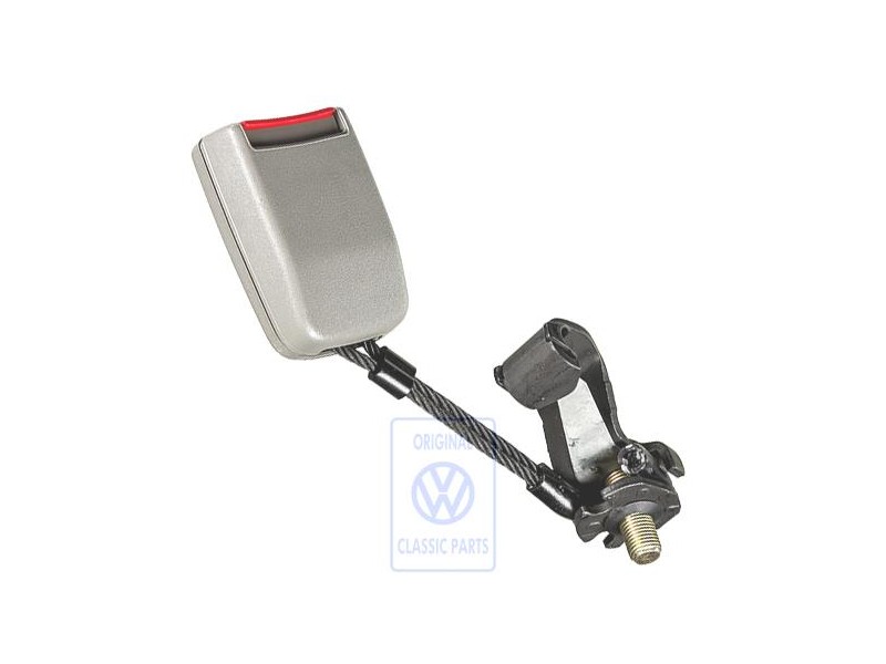 VW Original Boitier De Verrouillage Gris Flanelle/Rouge Feu - 1J0857495B FCP