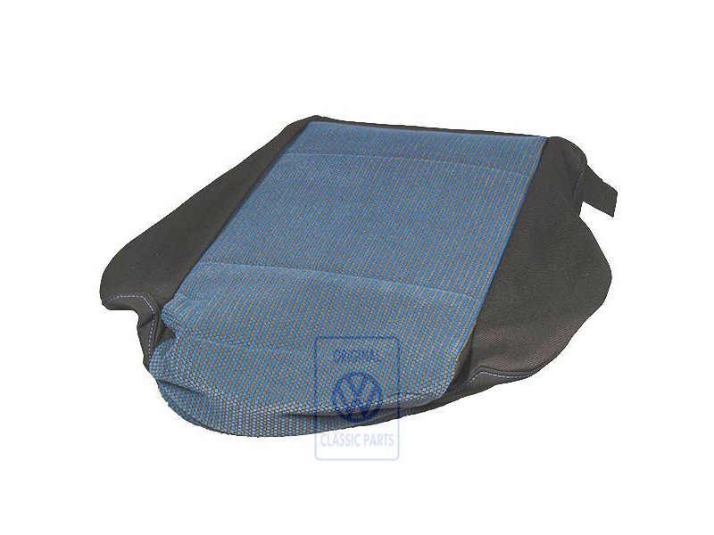 VW Original Garniture De Siege (Tissu) Bleu/Noir - 1J0881405F KMD