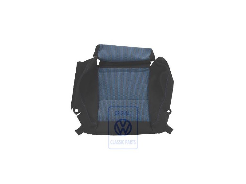 VW Original Garniture De Siege Tissu Bleu/Noir - 1J0881405P KMD