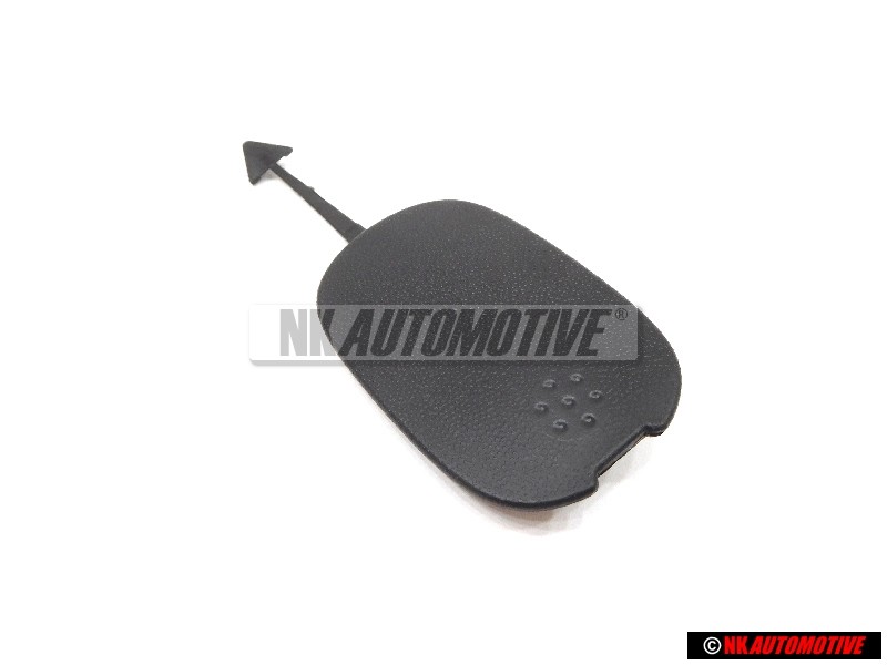 VW Original Cache P. Oeillet De Remorquage Noir Satine - 7L6807450A 9B9