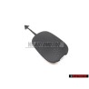 VW Original Cache P. Oeillet De Remorquage Noir Satine - 7L6807450A 9B9