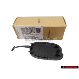 VW Original Cache P. Oeillet De Remorquage Noir Satine - 7L6807450A 9B9