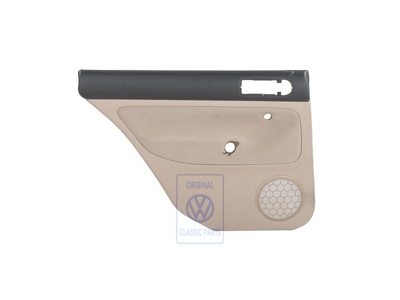 VW Original Garniture De Porte (Tissu) Noir/Beige Clair - 1J9867211S FWW