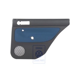 VW Original Garniture De Porte (Tissu) Noir/Bleu - 1J9867212Q HYX