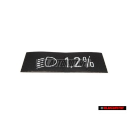 VW Original Etiquette P. Reglage Du Site Des Phares - 323000333