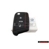 VW Original Habillage de cle noir/rouge - 000087012ALGCA