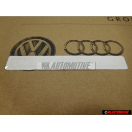 VW Original etiquette 'unleaded fuel only' - 113000258
