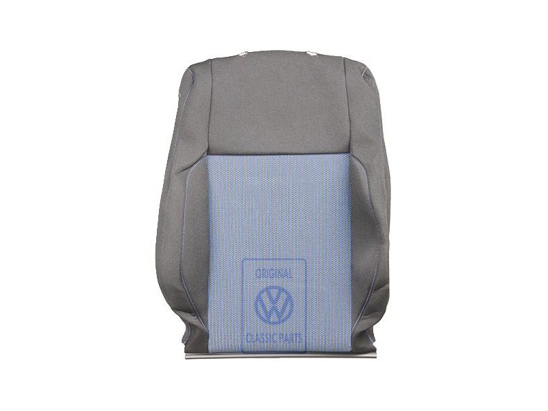 VW Original Garniture De Dossier Tissu Avec Aumoniere Bleu/Noir - 1J0881805QFKMD
