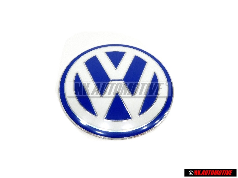 VW Original Couverture Du Moteur Embleme Logo Bleu Blanc - 06A103940G