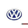 VW Original Couverture Du Moteur Embleme Logo Bleu Blanc - 06A103940G