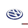 VW Original Couverture Du Moteur Embleme Logo Bleu Blanc - 06A103940G