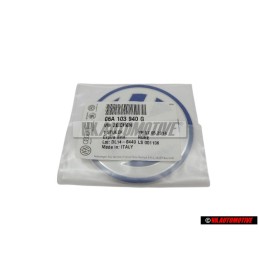 VW Original Couverture Du Moteur Embleme Logo Bleu Blanc - 06A103940G