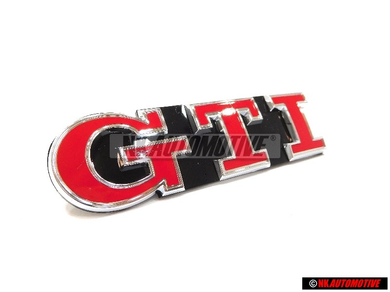 VW Original GTI Avant Embleme Monogramme Logo Rouge - 5G0853679AGKRR