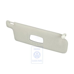 VW Original Pare-Soleil Avec Miroir Blanc Nuage/Gris - 533857552C TK7