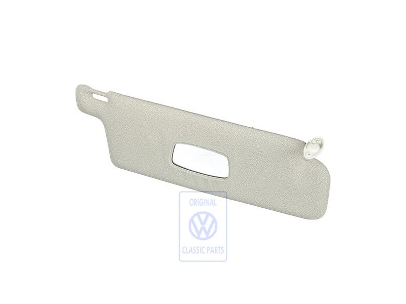 VW Original Pare-Soleil Avec Miroir Blanc Nuage/Gris - 533857552C TK7