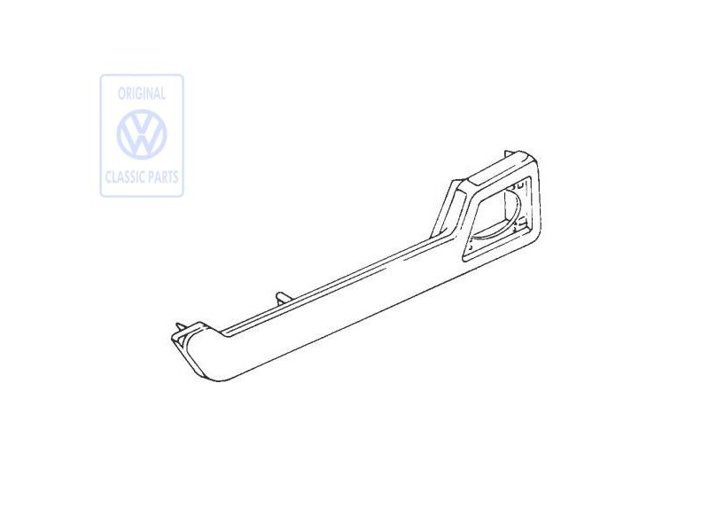 VW Original Casier De Rangement Noir Satine - 533867131 01C